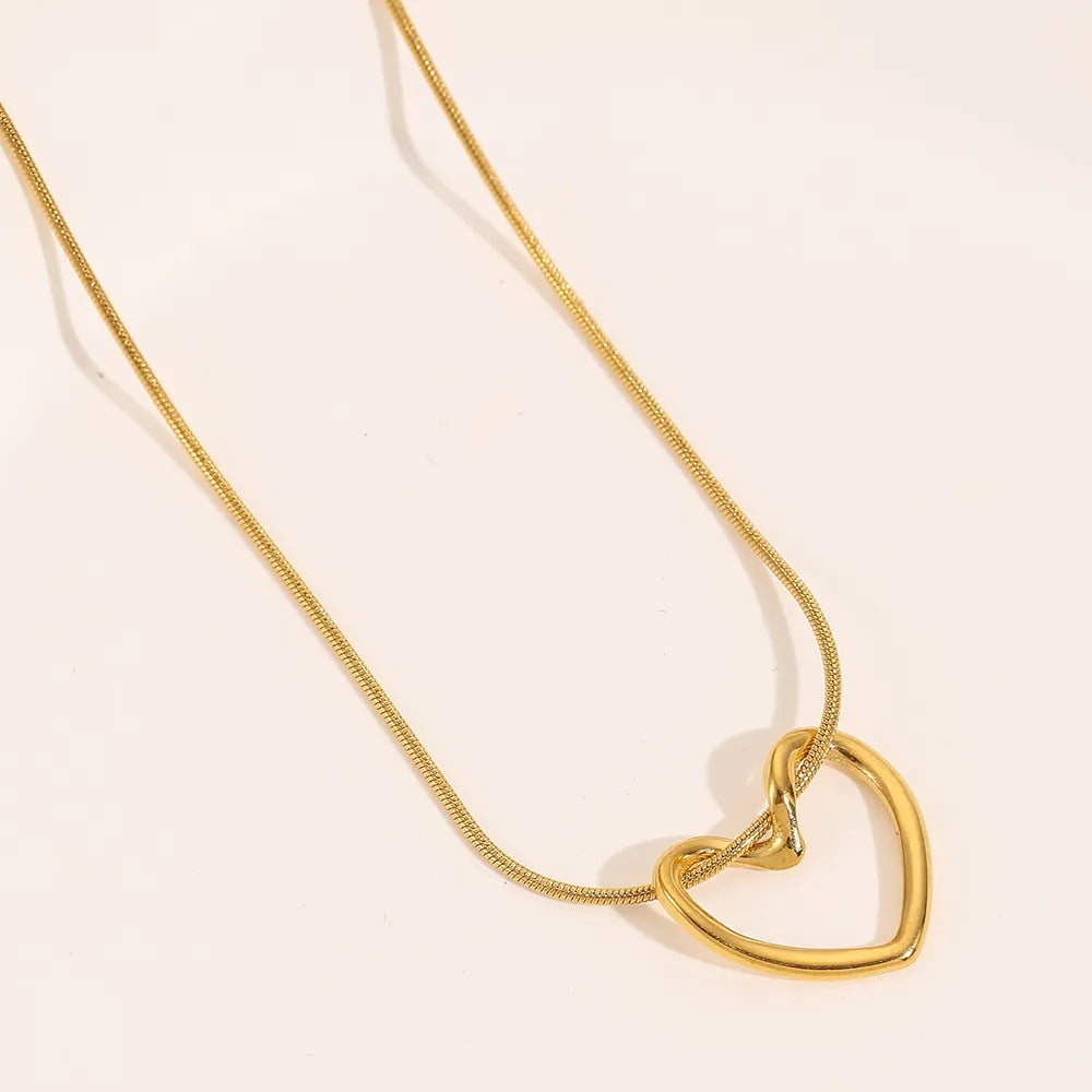 Twist Heart Necklace