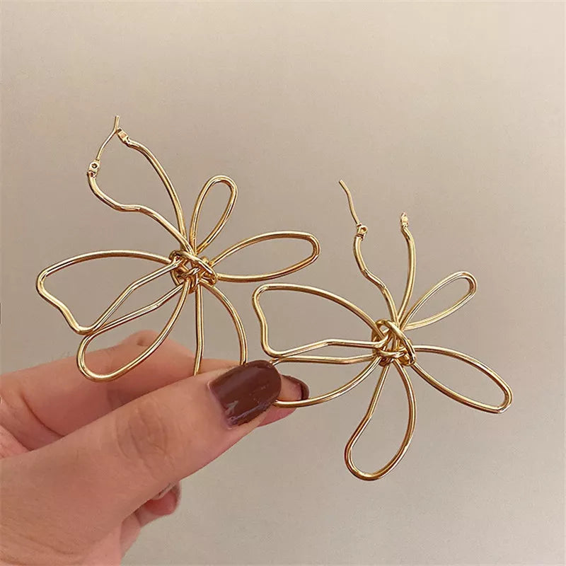 Twisted Flower Earrings