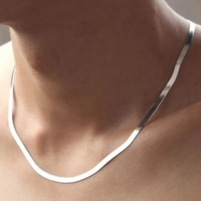 Flat chain Necklace