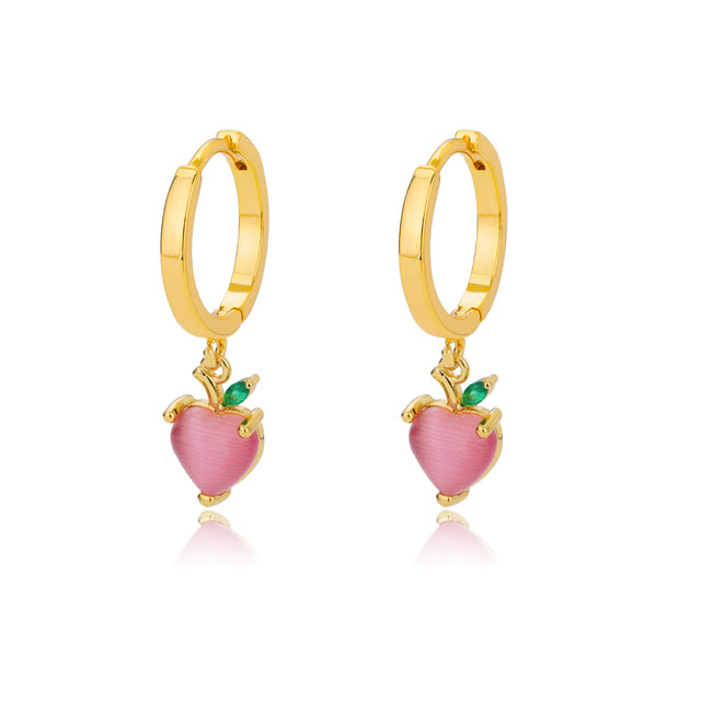 Golden heart Earrings